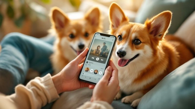 Blog section — Creating a custom dog song on phone